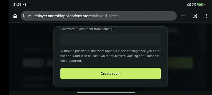 Create the room