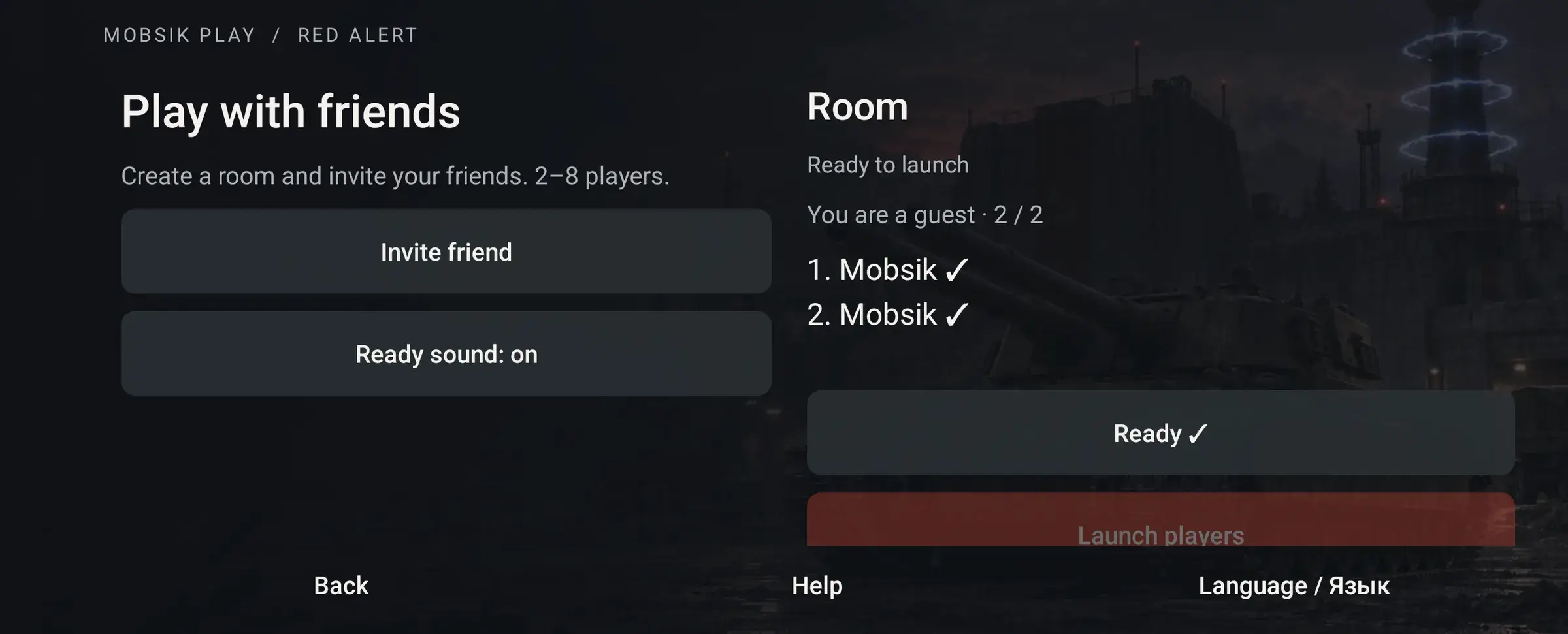 Check your name and readiness
