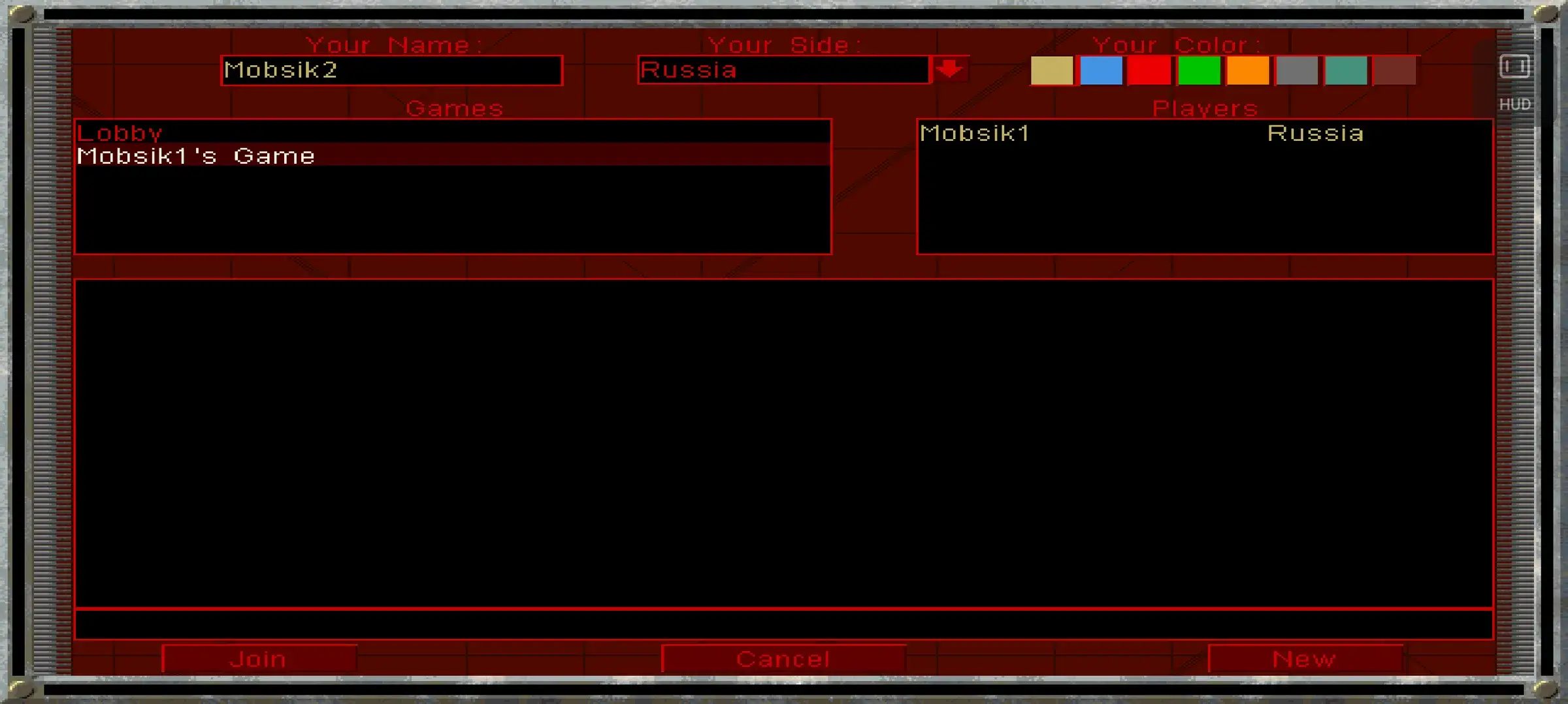 Select the game, then tap Join