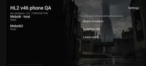 Start the match